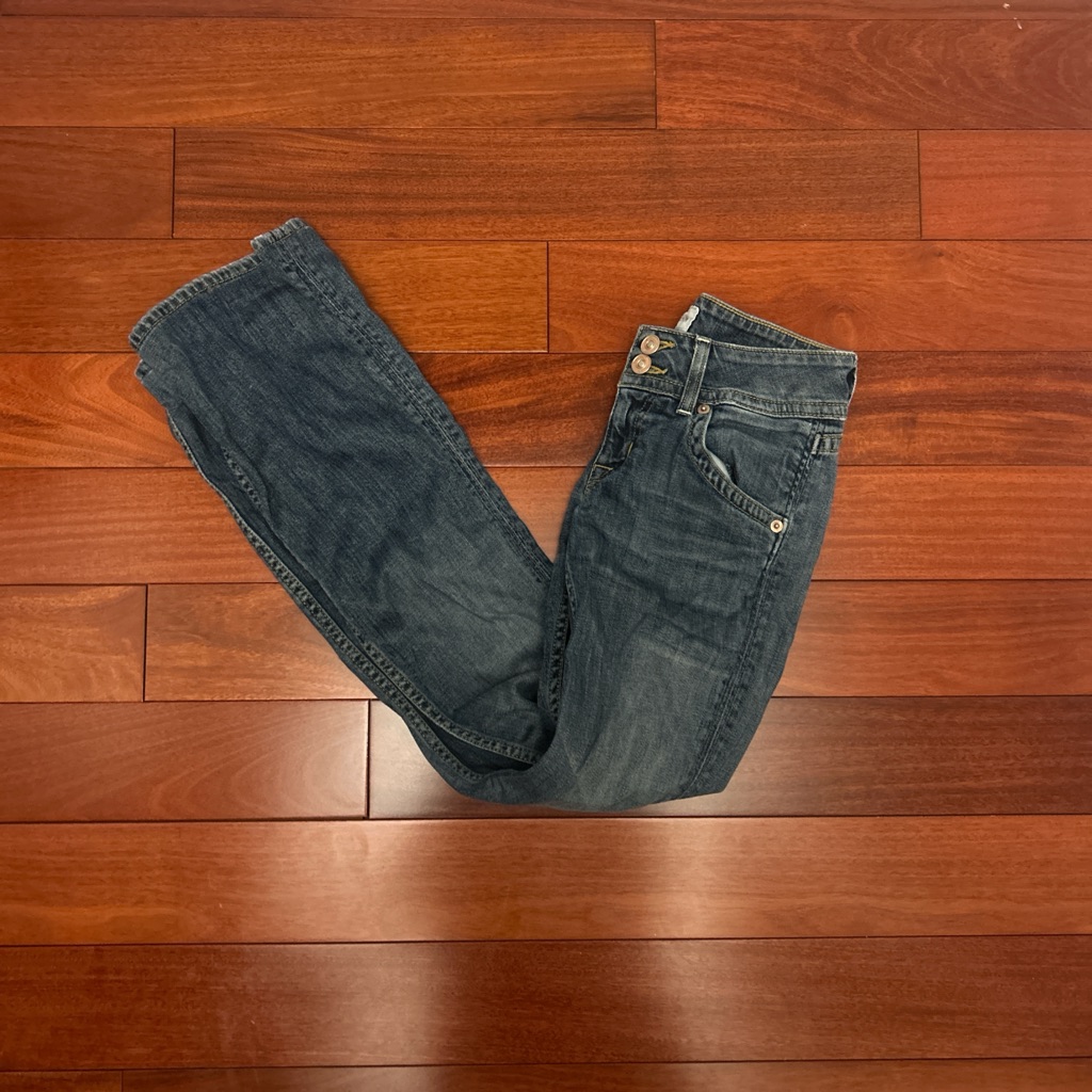 Hudson Jeans Dark Blue Low Rise Flare